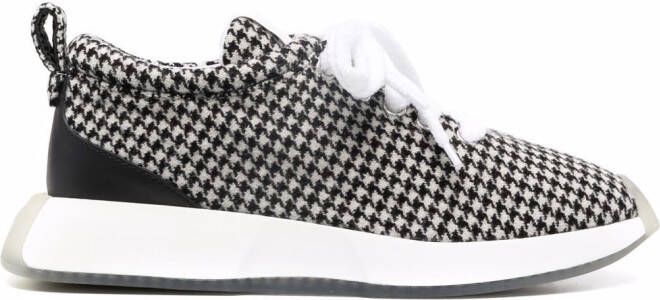 Giuseppe Zanotti houndstooth low-top sneakers Black