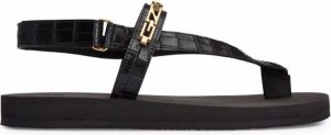 Giuseppe Zanotti Hydra monogram sandals Black