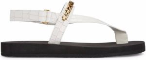 Giuseppe Zanotti Hydra monogram sandals White
