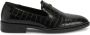Giuseppe Zanotti Imrham crocodile-embossed effect loafers Black - Thumbnail 1