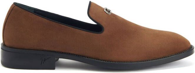 Giuseppe Zanotti Imrham leather loafers Brown