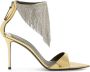 Giuseppe Zanotti Intriigo 90mm crystal-fringe sandals Gold - Thumbnail 1