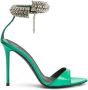 Giuseppe Zanotti Intriigo Bijoux 105mm sandals Green - Thumbnail 1