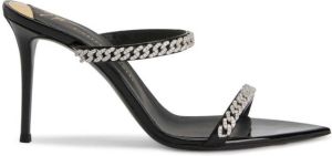 Giuseppe Zanotti Intriigo String 90mm sandals BLACK