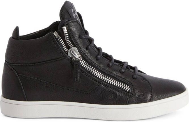 Giuseppe Zanotti Jamie high-top leather sneakers Black