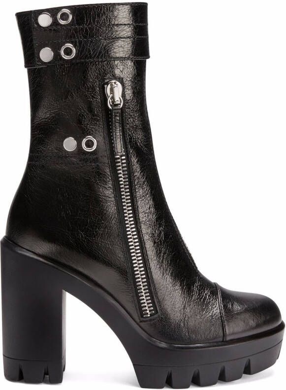 Giuseppe Zanotti Kassy block-heel boots Black