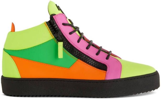 Giuseppe Zanotti Kriss colour-block sneakers Multicolour