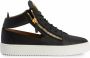 Giuseppe Zanotti Kriss cut-out leather sneakers Black - Thumbnail 1