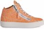 Giuseppe Zanotti Kriss glitter high-top sneakers Orange - Thumbnail 1