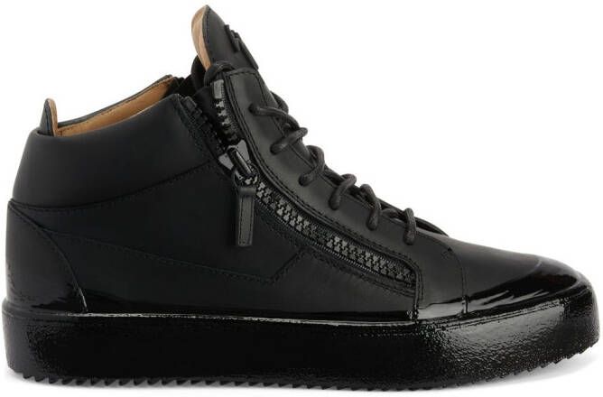Giuseppe Zanotti Kriss hi-top leather sneakers Black