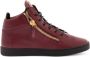 Giuseppe Zanotti Kriss high-top leather sneakers Red - Thumbnail 1
