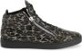 Giuseppe Zanotti Kriss leopard-print hi-top sneakers Black - Thumbnail 1