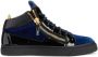 Giuseppe Zanotti Kriss panelled mid-top sneakers Blue - Thumbnail 1