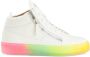 Giuseppe Zanotti Kriss rainbow-print sneakers White - Thumbnail 1