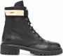 Giuseppe Zanotti lace-up leather combat boots Black - Thumbnail 1