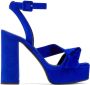 Giuseppe Zanotti Laila 120mm platform sandals Blue - Thumbnail 1