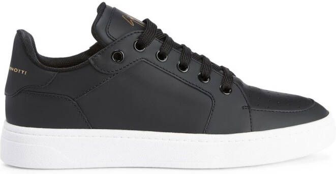 Giuseppe Zanotti leather low-top sneakers Black