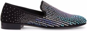 Giuseppe Zanotti Lewis Shine embellished loafers Black