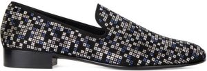 Giuseppe Zanotti Lewis Special crystal-embellished loafers Black