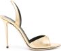 Giuseppe Zanotti Lilibeth 100mm metallic sandals Gold - Thumbnail 1