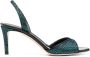 Giuseppe Zanotti Lilibeth 70mm slingback leather sandals Blue - Thumbnail 1