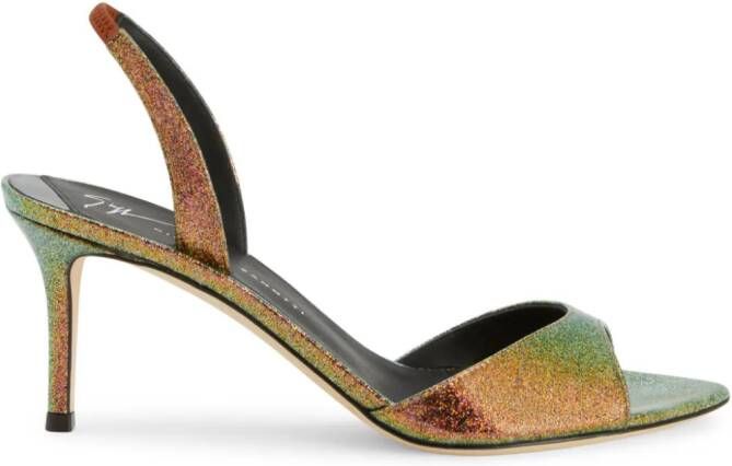 Giuseppe Zanotti Lilibeth 70mm slingback sandals Green