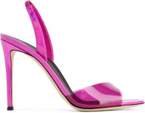 Giuseppe Zanotti Lilibeth Plexy heeled sandals Pink