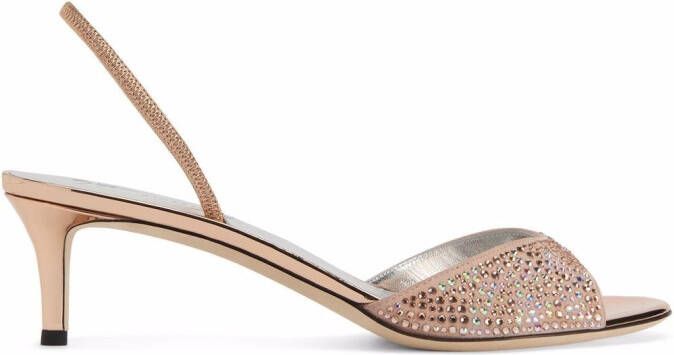 Giuseppe Zanotti Lilibeth starlight sandals Pink