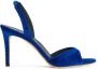 Giuseppe Zanotti Lilibeth velvet sling-back sandals Blue - Thumbnail 1