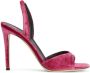 Giuseppe Zanotti Lilibeth velvet sling-back sandals Pink - Thumbnail 1