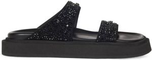 Giuseppe Zanotti Livio rubber sandals Black