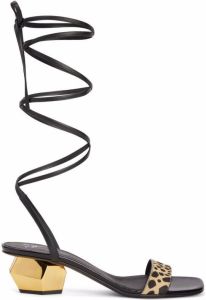Giuseppe Zanotti Magentha criss-cross strap sandals Brown