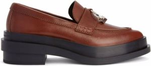 Giuseppe Zanotti Malick leather loafers Brown