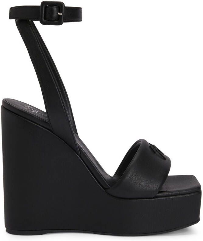 Giuseppe Zanotti Meissa 130mm platform sandals Black