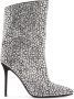 Giuseppe Zanotti Merissa Sparkle 105mm boots Silver - Thumbnail 1