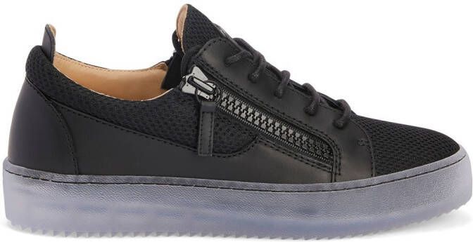 Giuseppe Zanotti mesh-panel sneakers Black