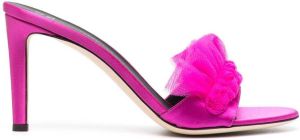 Giuseppe Zanotti mesh pleated sandals Pink