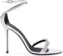 Giuseppe Zanotti metallic-effect high heel sandals White - Thumbnail 1