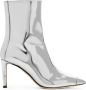 Giuseppe Zanotti Mirea 85mm leather boots Silver - Thumbnail 1