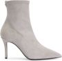 Giuseppe Zanotti Mirea 90mm suede ankle boots Grey - Thumbnail 1