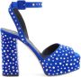 Giuseppe Zanotti New Betty 120mm crystal-embellished sandals Blue - Thumbnail 1