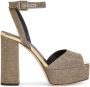 Giuseppe Zanotti New Betty platform sandals Gold - Thumbnail 1