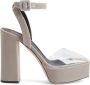 Giuseppe Zanotti New Betty Plexi 120mm sandals Silver - Thumbnail 1