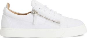 Giuseppe Zanotti Nicki glitter low-top sneakers White