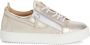 Giuseppe Zanotti Nicki low-top leather sneakers Gold - Thumbnail 1