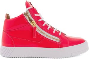 Giuseppe Zanotti Nicki mid-top sneakers Red