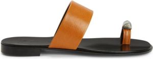 Giuseppe Zanotti Norbert leather sandals Black