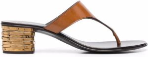 Giuseppe Zanotti open-toe heeled sandals Brown