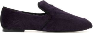 Giuseppe Zanotti Paige logo loafers Purple