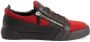 Giuseppe Zanotti panelled leather sneakers Red - Thumbnail 1